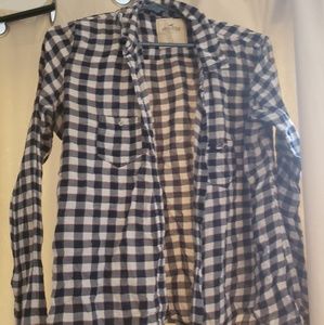 Hollister light weight flannel shirt